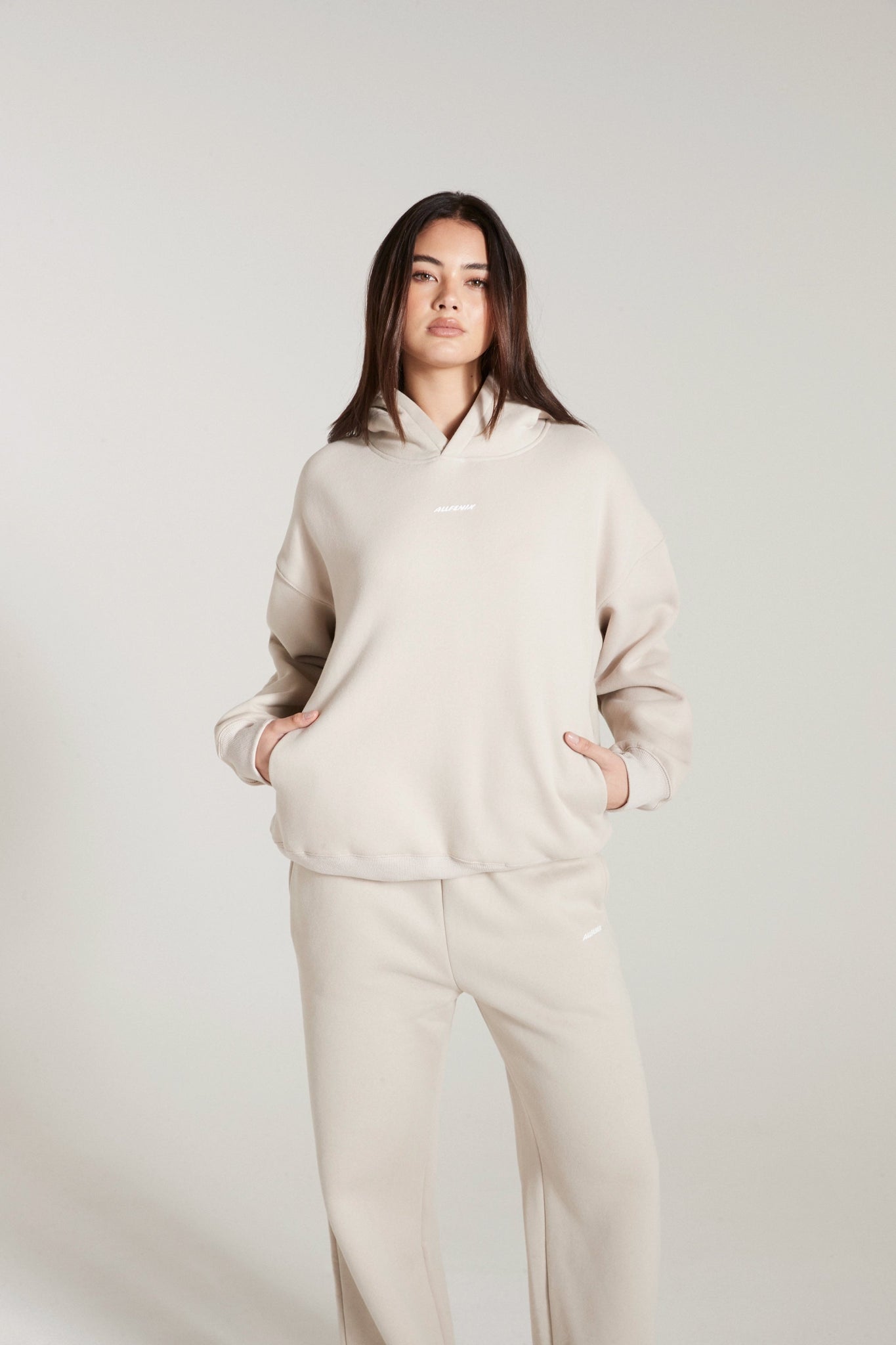 women's hooded jumpers with thumbholes in the sleevesAll Fenix Essential Hoodie