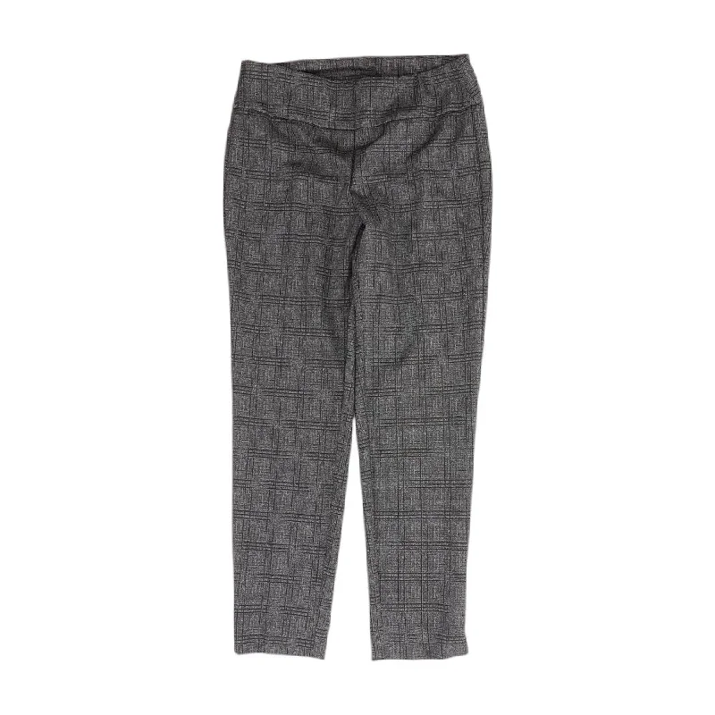 Sustainable women's bottomsGray Plaid Pants