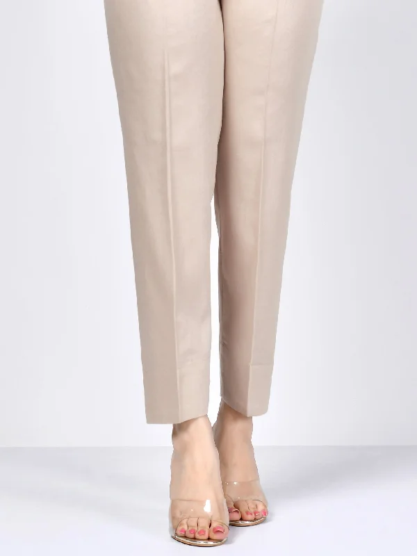 Flared women's skirtsStraight Trouser-Light Beige