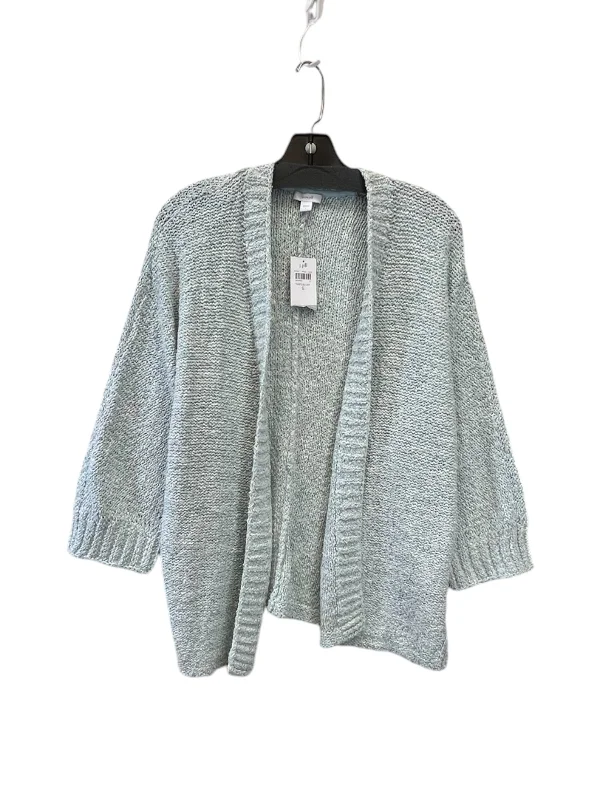 Affordable women's sweaterSweater Cardigan By Pure Jill In Green & White, Size: S