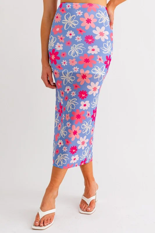 Cocktail dresses for womenMalibu Blooms Midi Skirt - Medium - Final Sale