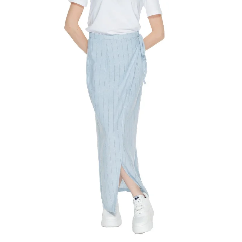 Jumpsuits for womenVero Moda blue Linen Women's Skirt