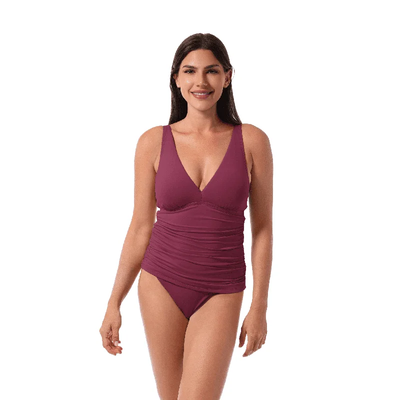 competitive swimsuitLOUISE WRAP TANKINI TOP