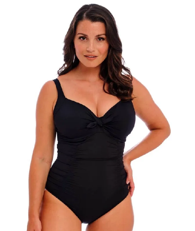 solid-color swimsuitFantasie Swim Merissa Underwire Swimsuit - Black