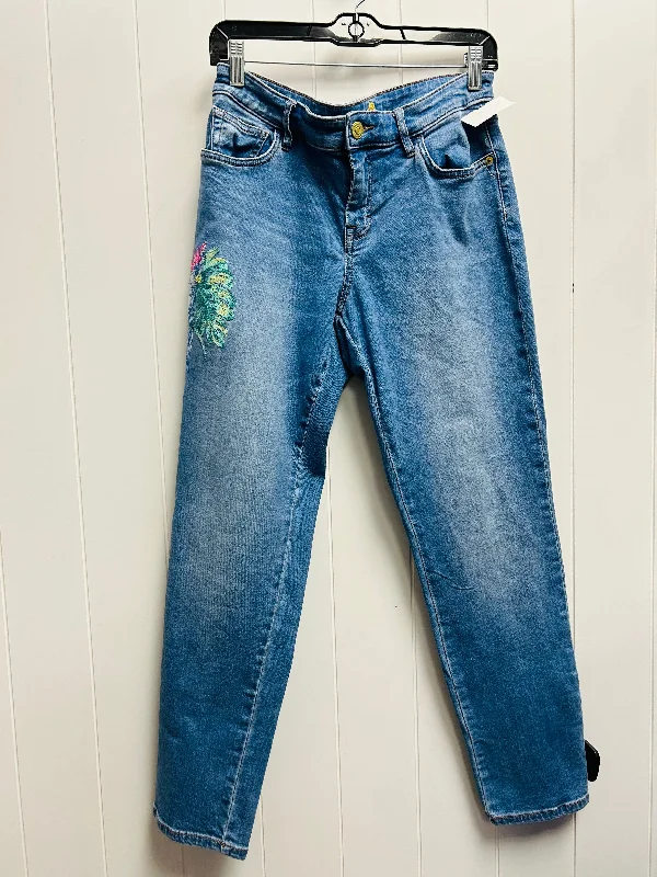 Bootcut jeans with a high waist for a flattering fitJeans Straight By Tommy Bahama In Blue Denim, Size: 6