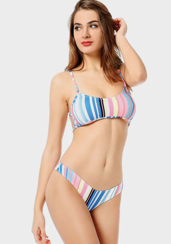 swimsuit with detachable strapsDixi Striped Padded Bikini