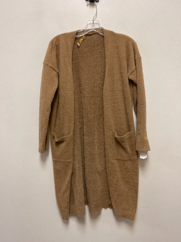 Cashmere women's sweaterSweater Cardigan By Clothes Mentor In Tan, Size: M