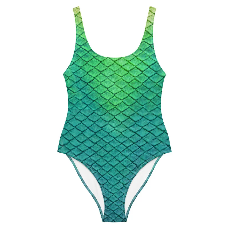 glamorous swimsuitShoal Green One-Piece Swimsuit