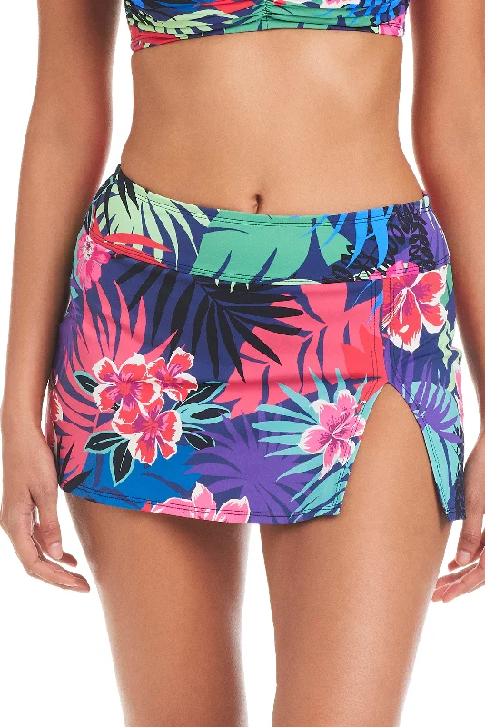 swimsuit with a high waistbandHawaiian Punch Skirted Swimsuit Bottom