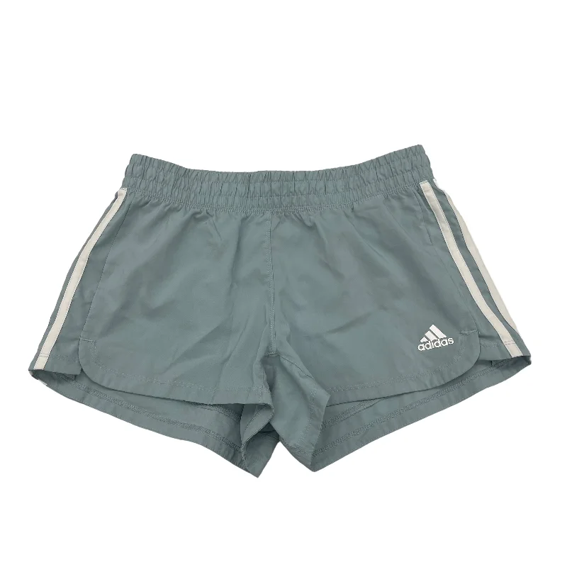 Autumn-inspired women's skirtsBLUE ADIDAS ATHLETIC SHORTS, Size XS