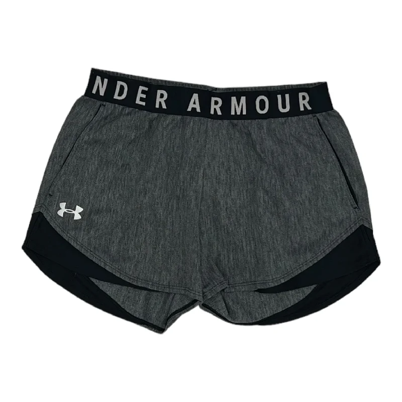 Striped women's leggingsGREY ATHLETIC SHORTS by UNDER ARMOUR Size:XS