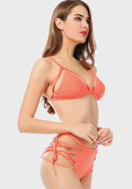 swimsuit with a ruched bodiceGivi High Waist Bikini