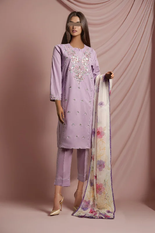 women's suit sets with jacketsPrinted Embroidered Lawn Stitched 3 Piece