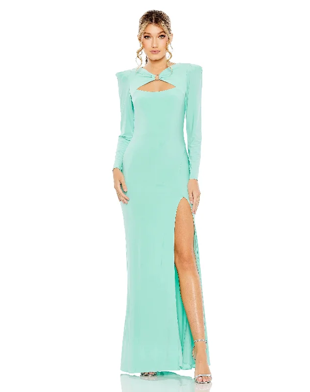 Sheath dresses for womenMac Duggal 42078 Long Sleeve Formal Evening Dress