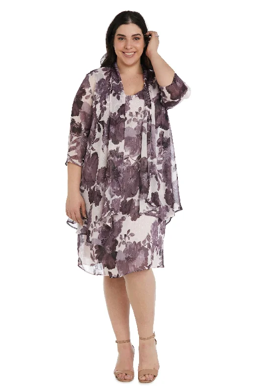 High-slit dresses for womenR&M Richards 9388W Short Plus Size Jacket Dress Sale