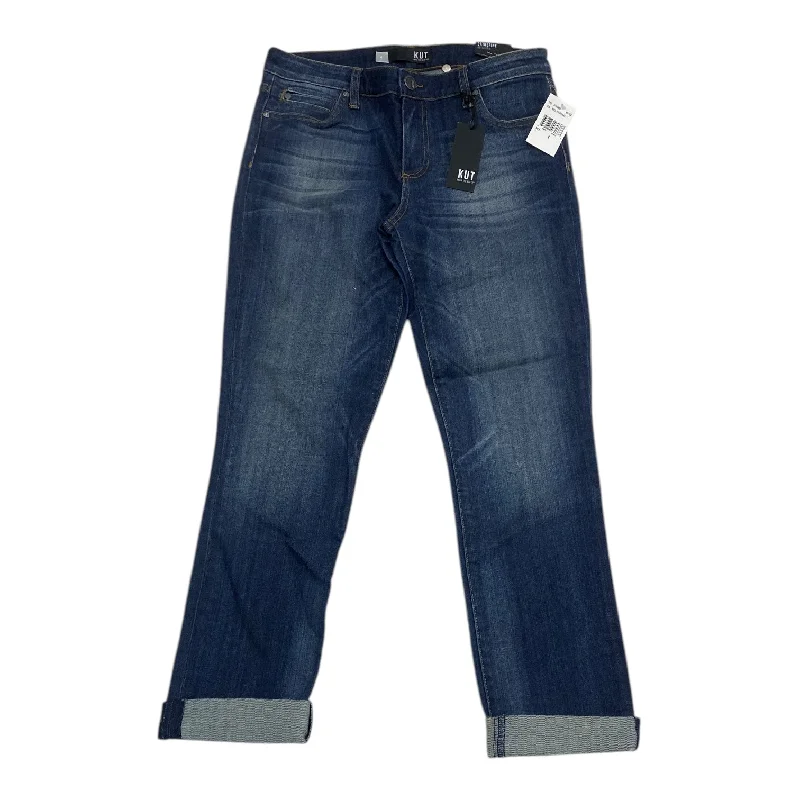 Jeans with a classic blue denim hue for timeless styleJeans Boyfriend By Kut In Blue, Size: 4