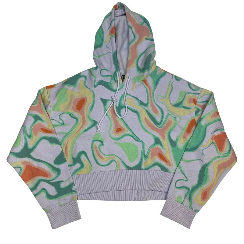 women's hooded sweaters with patterned designsSweatshirt Hoodie By Wild Fable In Multi-colored, Size: L