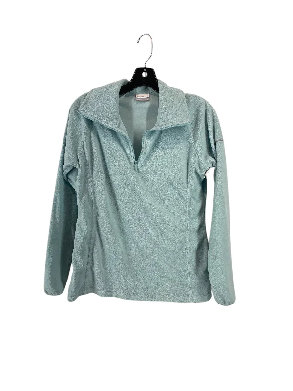 breathable women's hooded sweatshirtsAthletic Sweatshirt Collar By Columbia In Teal, Size: M