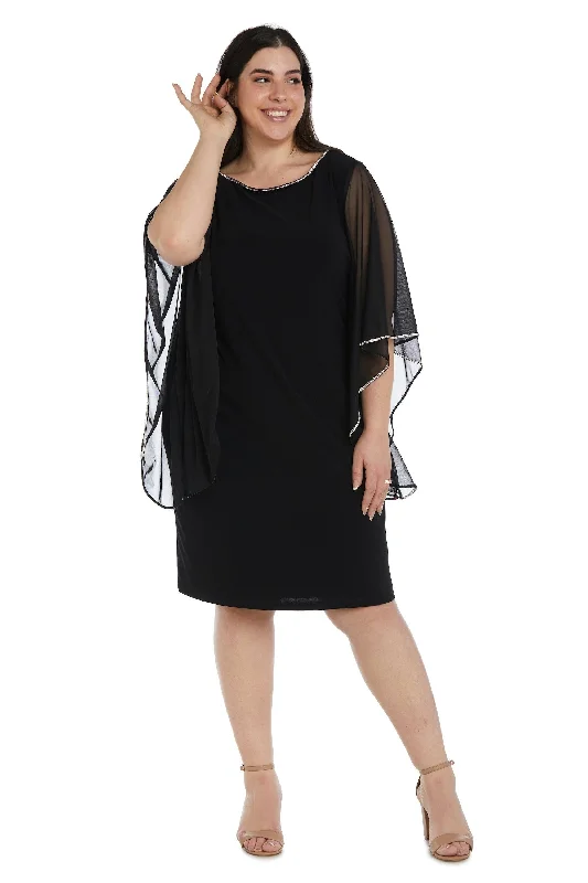 Party dresses for womenR&M Richards 2678W Short Sleeve Plus Size Dress