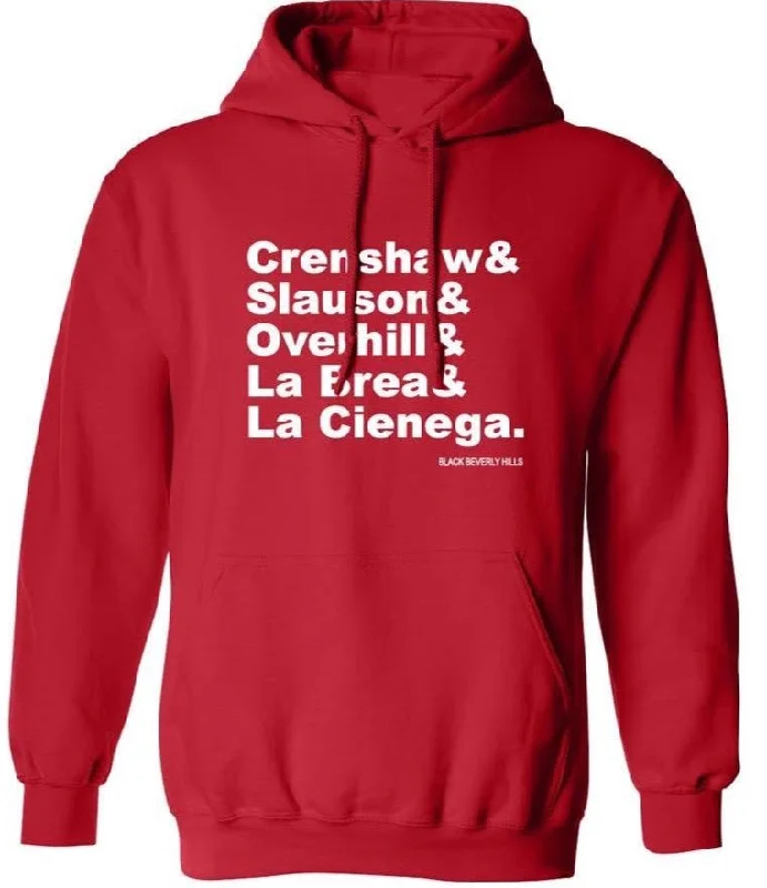 women's hooded sweatshirts with a lace-up frontRed & Hoodie