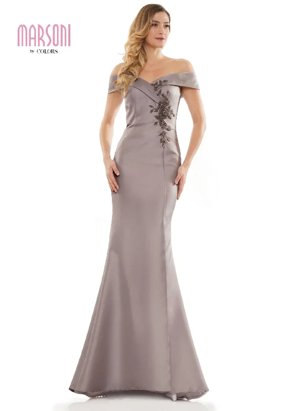 Mother-of-the-bride dressesMarsoni Long Off Shoulder Formal Mermaid Dress 1140