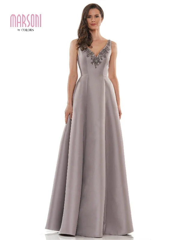 Embroidered dresses for womenMarsoni Long Mother of the Bride A Line Dress 1139