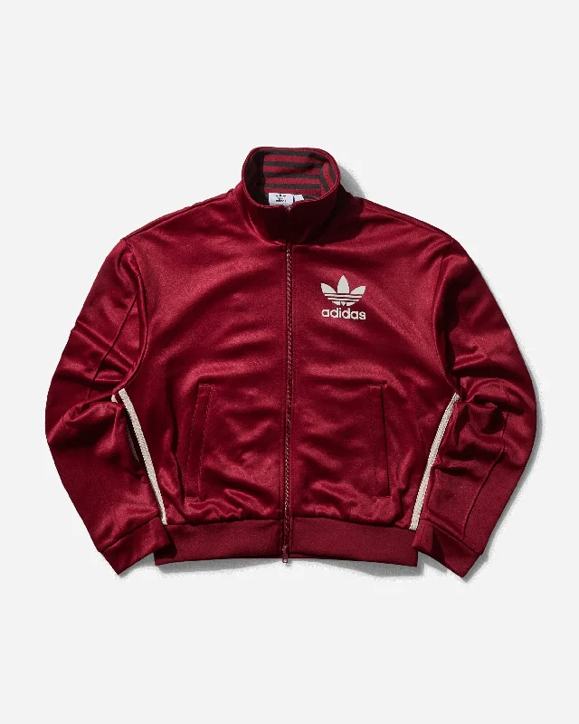 women's hooded pullovers made of spandexWomen's Wales Bonner Track Top Collegiate Burgundy