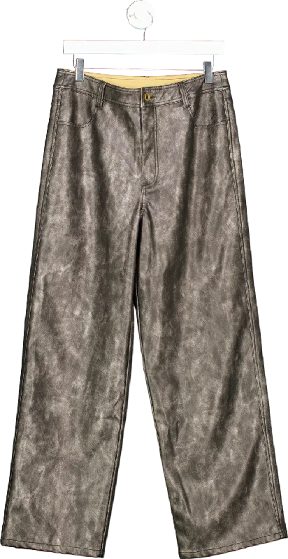 Transitional women's sweaterASOS Design Grey Wide Leg Jeans UK 10