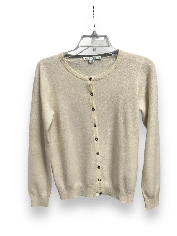 Casual women's sweaterSweater Cardigan Cashmere By Boden In Cream, Size: M