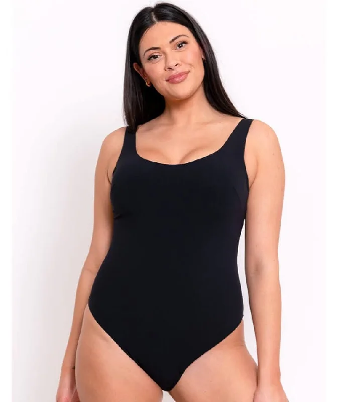 glamorous swimsuitCurvy Kate Deep Dive Non-Wired Swimsuit - Black