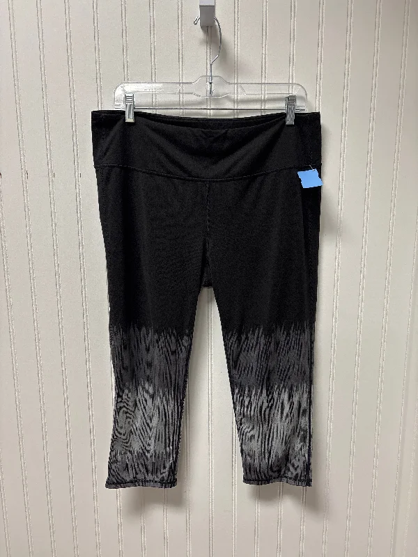 Thermal women's trousersAthletic Leggings Capris By Athleta In Black & Grey, Size: Xl