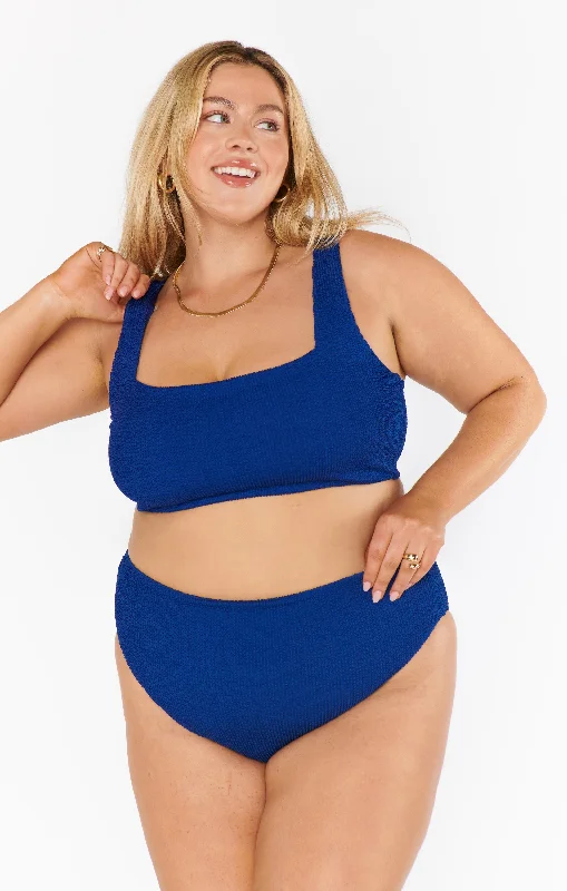 stretchy swimsuitHot Tub Top ~ Navy Scrunch