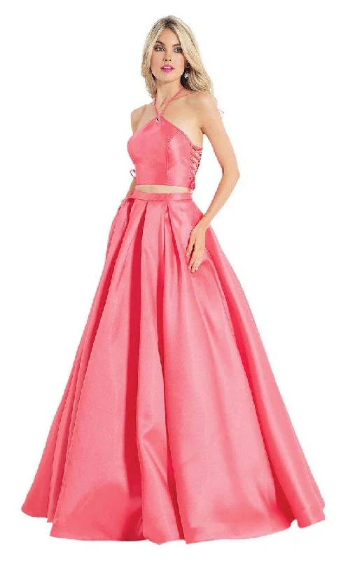 Smock dresses for womenRachel Allan Prom Two Piece Long ball Gown 6040