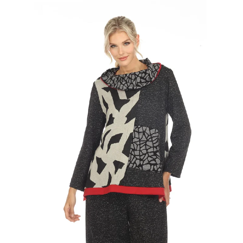 Faux fur women's sweaterMoonlight Animal-Print Sweater Knit Tunic - 3775