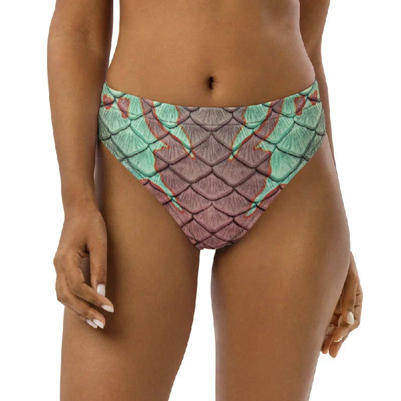 quick-drying swimsuitThe Nautilus Recycled High-Waisted Bikini Bottom