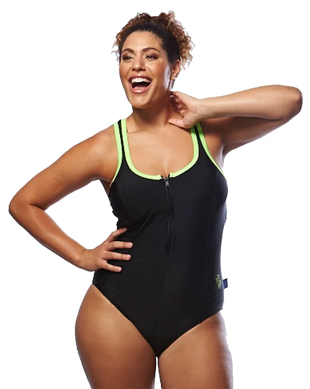 lycra swimsuitRacer Back Swimsuit - Zip