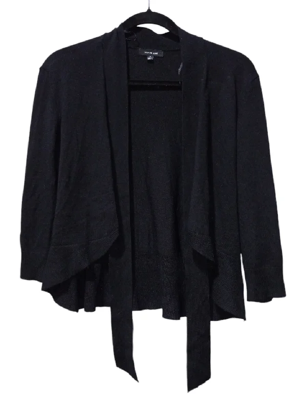 Leather-look women's sweaterCardigan By Verve Ami In Black, Size: S