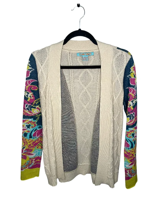 V-neck women's sweaterCardigan By Flying Tomato In Multi-colored, Size: S