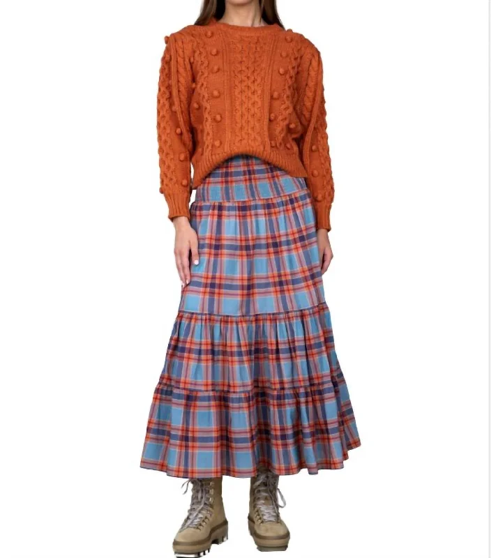 Midi dresses for womenIzzy Skirt In Vail Tartan