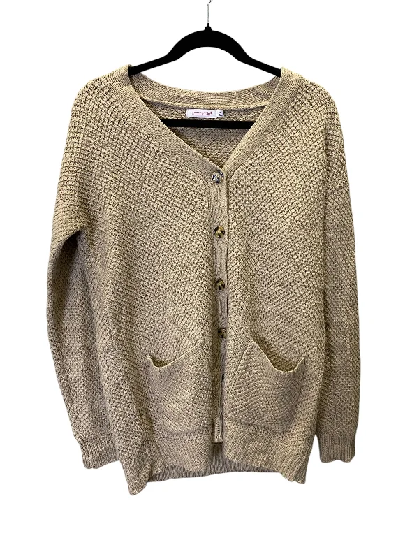 Maternity women's sweaterSWEATER CARDIGAN SHOEDAZZLE in BEIGE, Size: XL