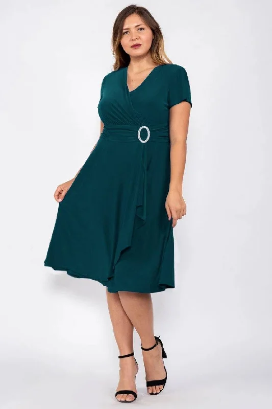 Elegant women's dressesR&M Richards 1149W Short Plus Size Dress Sale