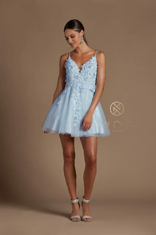 Low-cut dresses for womenSpaghetti Straps Short Homecoming Dress