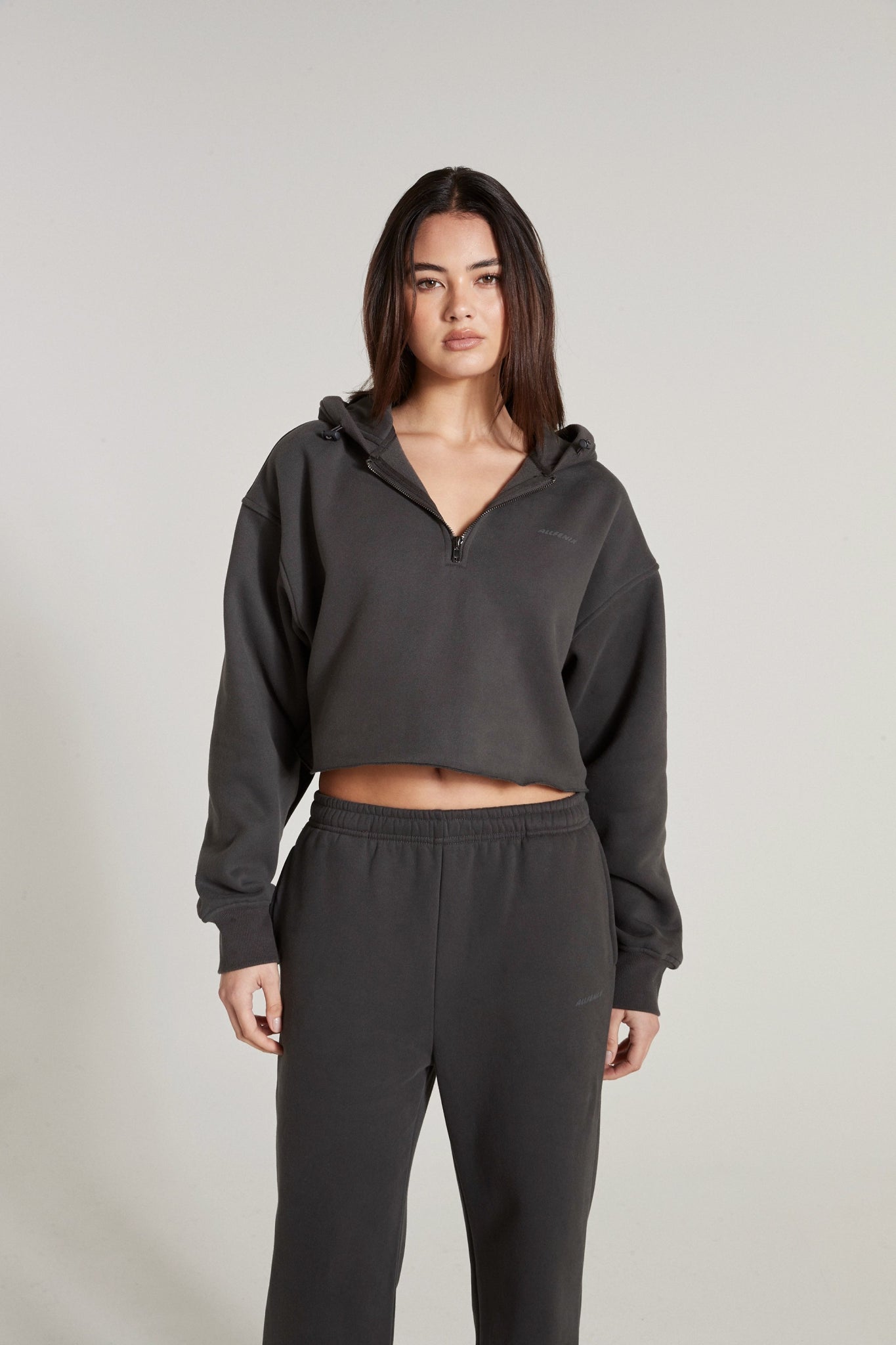 women's hooded pullovers with embroidered logosAll Fenix Circuit Crop Hoodie