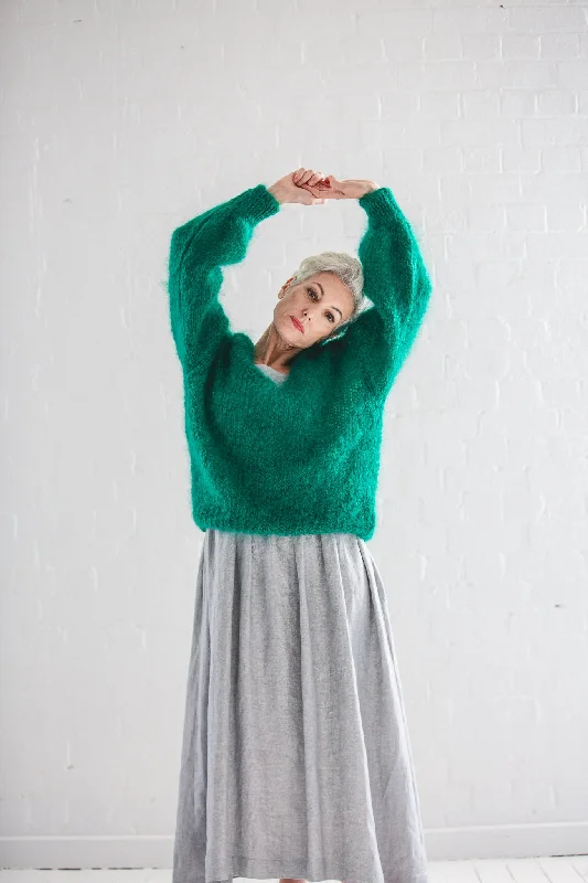 Teal women's sweaterMilana Knit | Jade Green