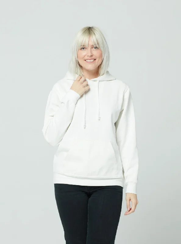 Casual chic women's bottomsUnisex Hoodie - White