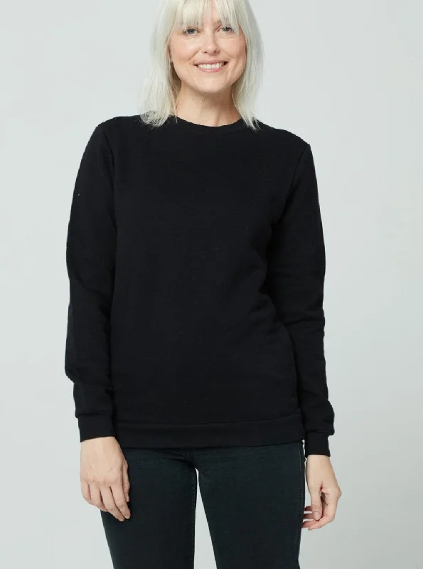 Evening women's maxi skirtsUnisex Crewneck Sweatshirt - Black