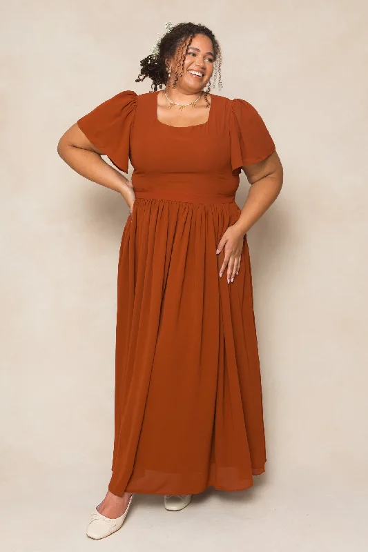 Wrap dresses for womenAbbie Dress in Amber Chiffon