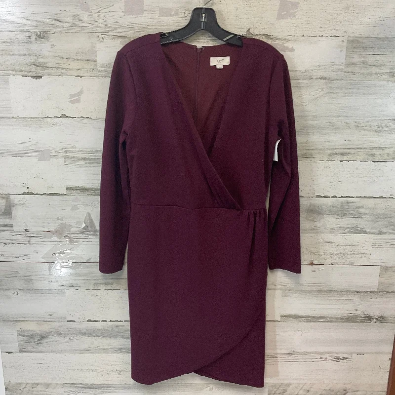 Statement dresses for making a fashion statementDress Work By Loft In Purple, Size: M