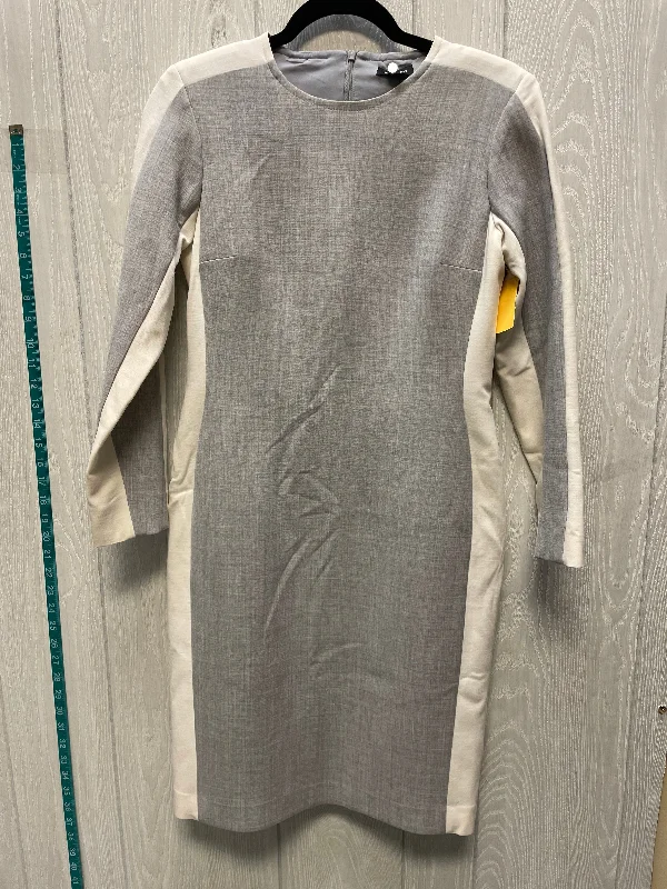 Custom-made dresses for personalized fitsDress Work By Worth Ny In Cream & Grey, Size: S