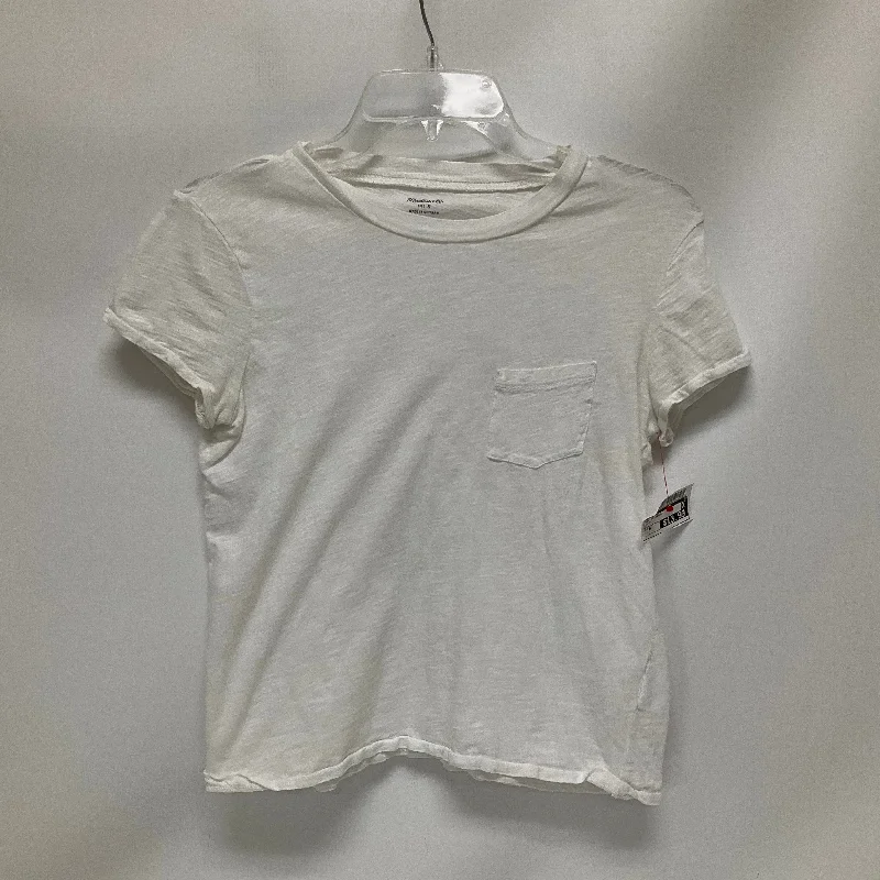 White women's topsTop Short Sleeve Basic By Madewell  Size: S